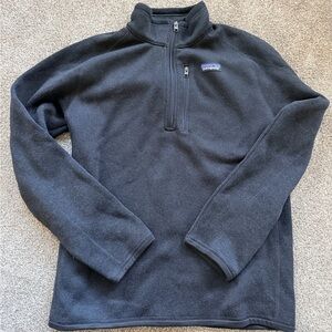 Men’s Black 1/4 zip Patagonia Fleece